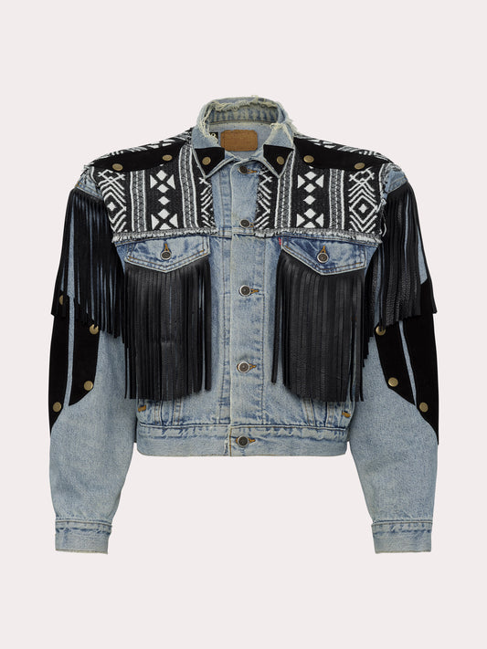 Tribal Denim Jacket