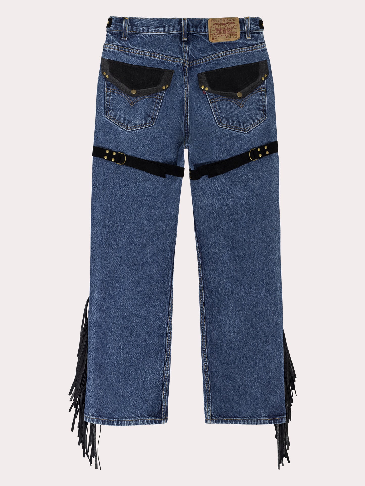 Tiger Stripe Denim Jeans